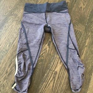 Lulu lemon cropped pants with zipper